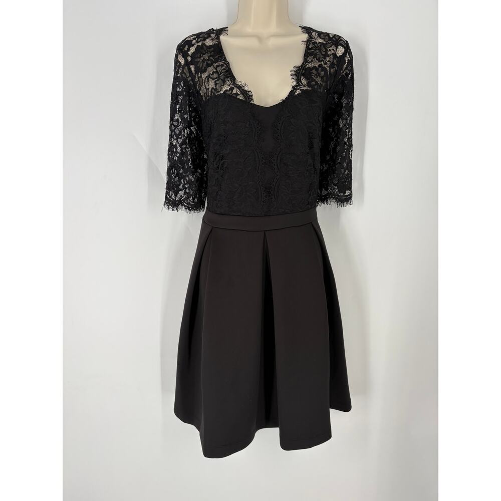 J Taylor Black Lace Dress (B19)
